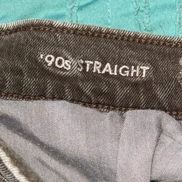 American Eagle sz 8 long Brown Denim Jeans EUC - Picture 5 of 6